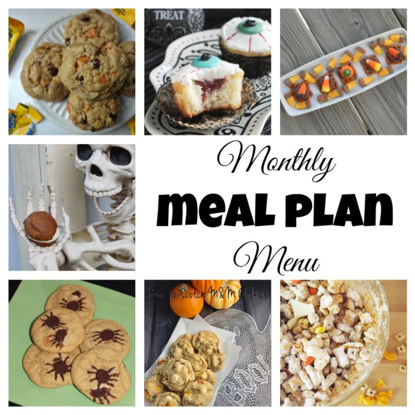 October recipes for Halloween