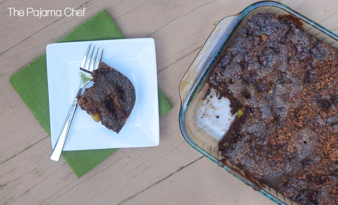 Chocolate Cinnamon Sugar Apple Cake - Sweet chocolate cake studded with fresh apples and topped with cinnamon sugar... this fall favorite is sure to please! #Choctoberfest #ImperialSugar #sponsored #ad