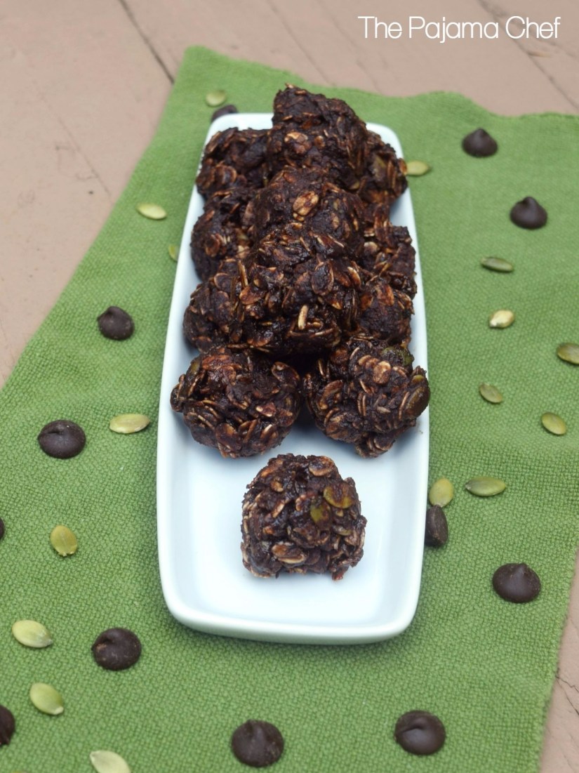 This post for #Choctoberfest is sponsored by Barlean's. I have received sample products for writing this post. All content and opinions are mine. These Double Chocolate Pumpkin Energy Bites are a healthy sweet treat... and they pretty much taste like a brownie, so there's that too.