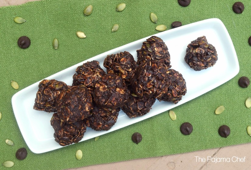 This post for #Choctoberfest is sponsored by Barlean's. I have received sample products for writing this post. All content and opinions are mine. These Double Chocolate Pumpkin Energy Bites are a healthy sweet treat... and they pretty much taste like a brownie, so there's that too.