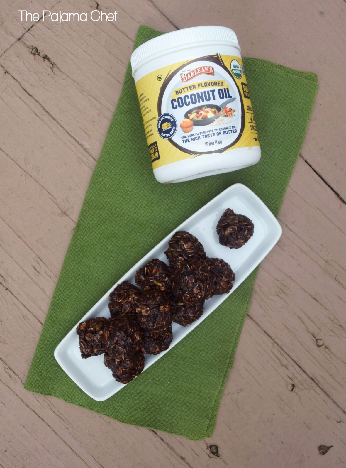 This post for #Choctoberfest is sponsored by Barlean's. I have received sample products for writing this post. All content and opinions are mine. These Double Chocolate Pumpkin Energy Bites are a healthy sweet treat... and they pretty much taste like a brownie, so there's that too.
