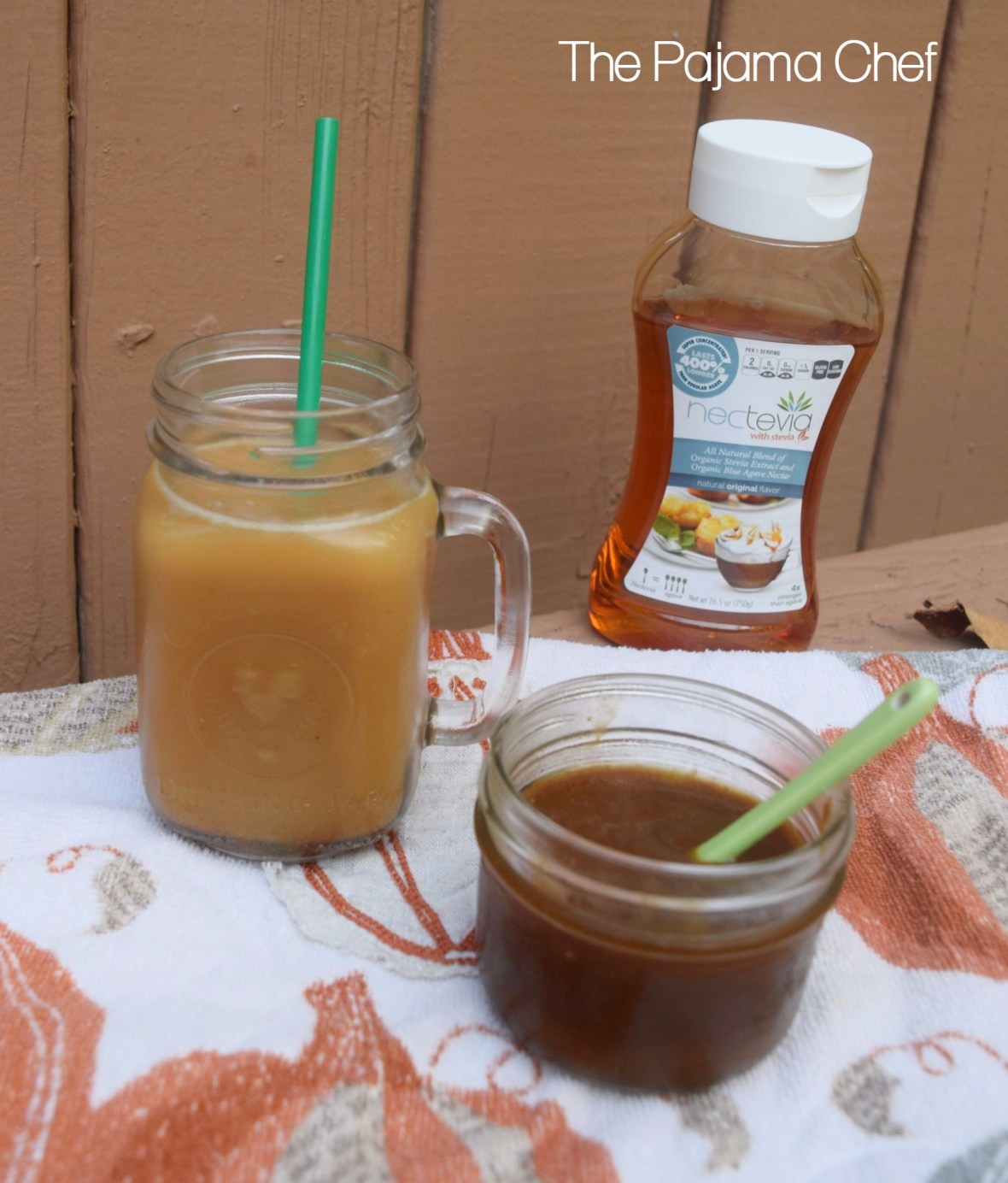 Pumpkin Spice Coffee Syrup + Cold Brew Coffee Method #steviva #sweetandeasy | thepajamachef.com