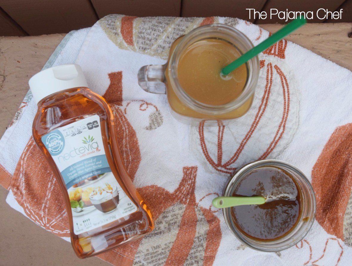 Pumpkin Spice Coffee Syrup + Cold Brew Coffee Method #steviva #sweetandeasy | thepajamachef.com