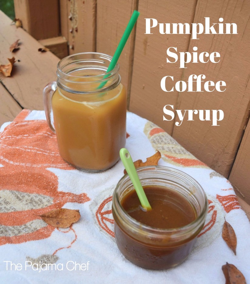 Pumpkin Spice Coffee Syrup + Cold Brew Coffee Method #steviva #sweetandeasy| thepajamachef.com