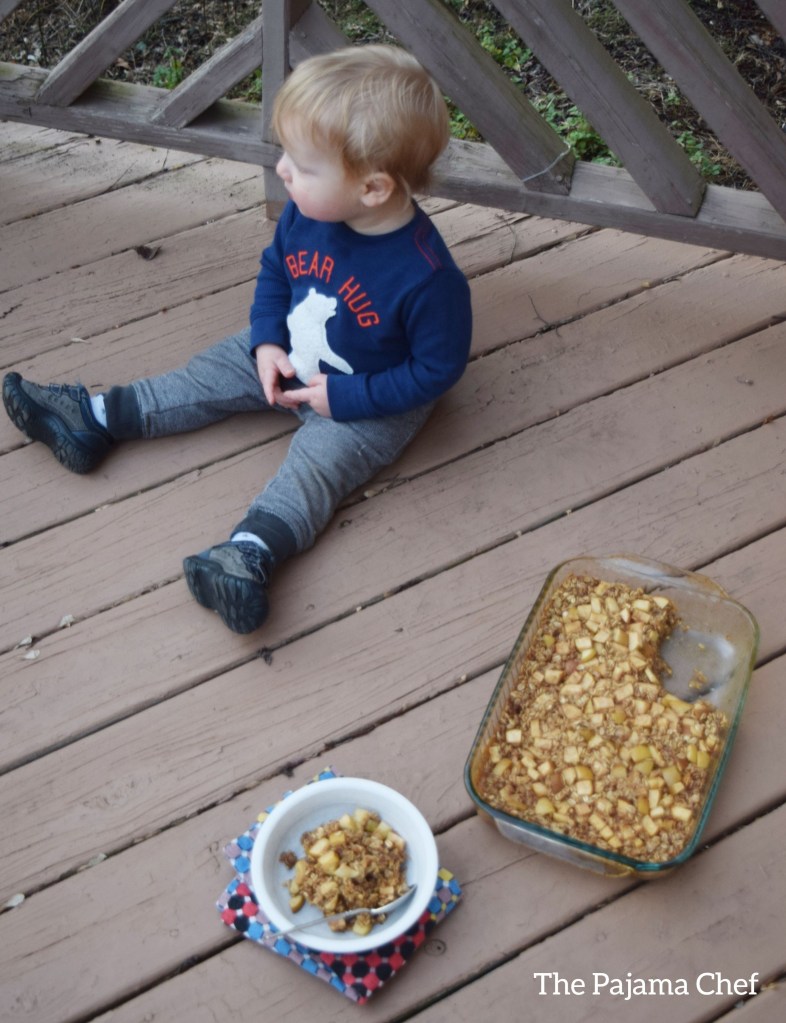 Easy and always enjoyed, this apple cinnamon baked oatmeal is almost constantly in our fridge! My toddler can't get enough, and the adults in our house think it's pretty tasty too. 