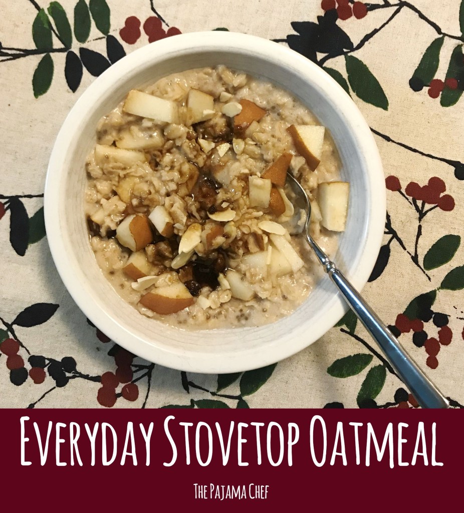 Everyday stovetop oatmeal... don't settle for a bowl of cold cereal for breakfast. If you have 10 minutes, you can have a delicious, hot bowl of oatmeal. And it's practically hands free, so you can make it while you're getting the rest of your day in order. #FantasticalFoodFight